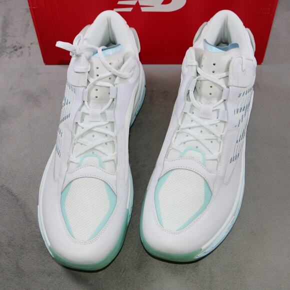 New Balance Fresh Foam BB v2 Shoes Mens Size 18 White Blue Basketball BBFRSHW2 main image 11